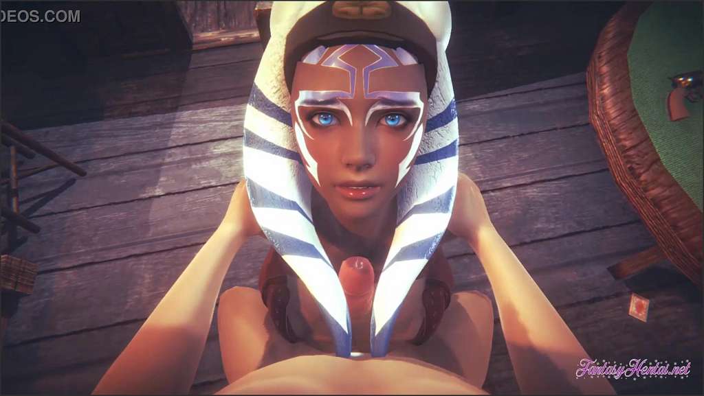 Ahsoka Tano rubbelt seinen unrasierten Venushügel